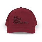 Bay Mares Build Character Embroidered hat Embroidered TCC Hat The Cinchy Cowgirl - Print Cranberry One size