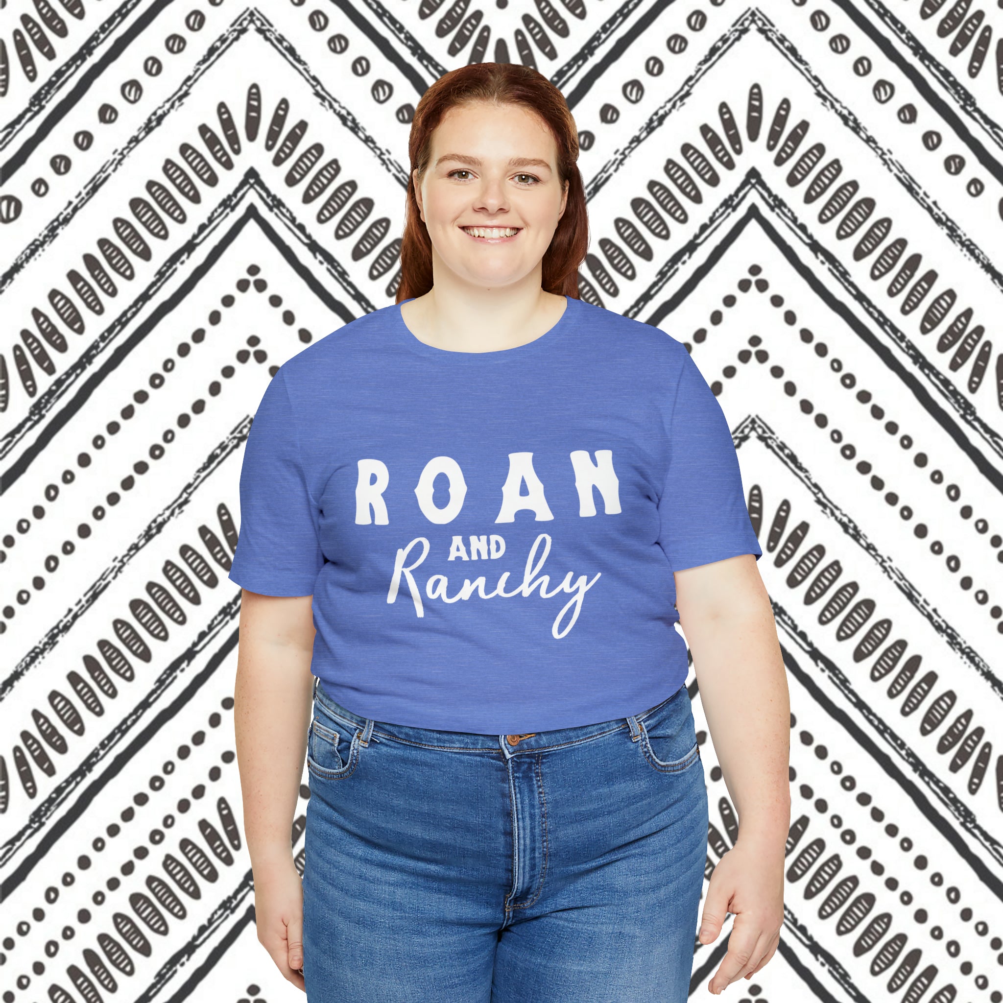 Roan & Ranchy Short Sleeve Tee Horse Color Shirt Printify   