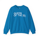 Queen Of The 5D Fleece Pullover Sweatshirt The Cinchy Cowgirl - Print S Sapphire