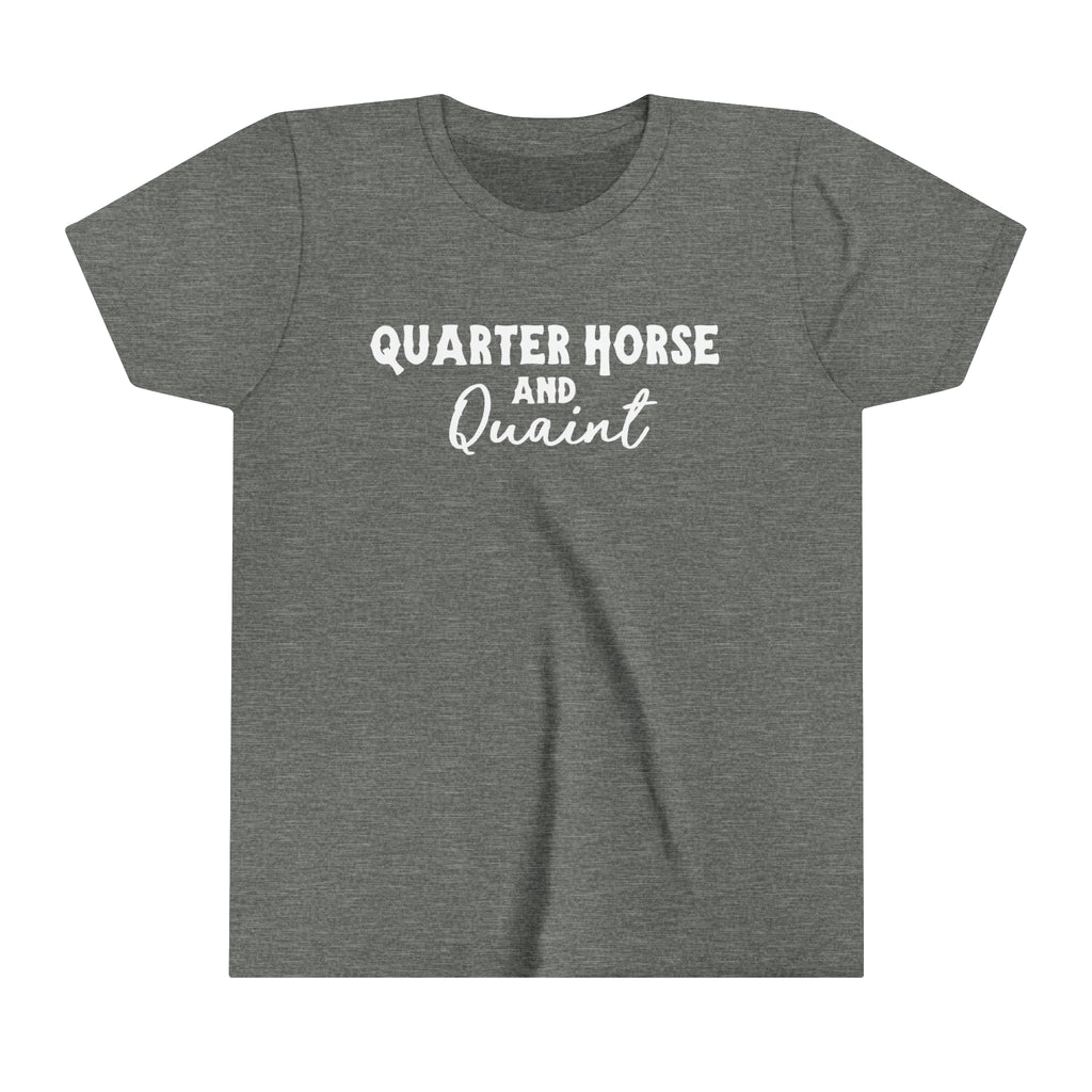 Quarter Horse Youth Tee Grey