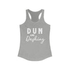 Dun & Dashing Racerback Tank Horse Color Shirts Printify XS Heather Grey 