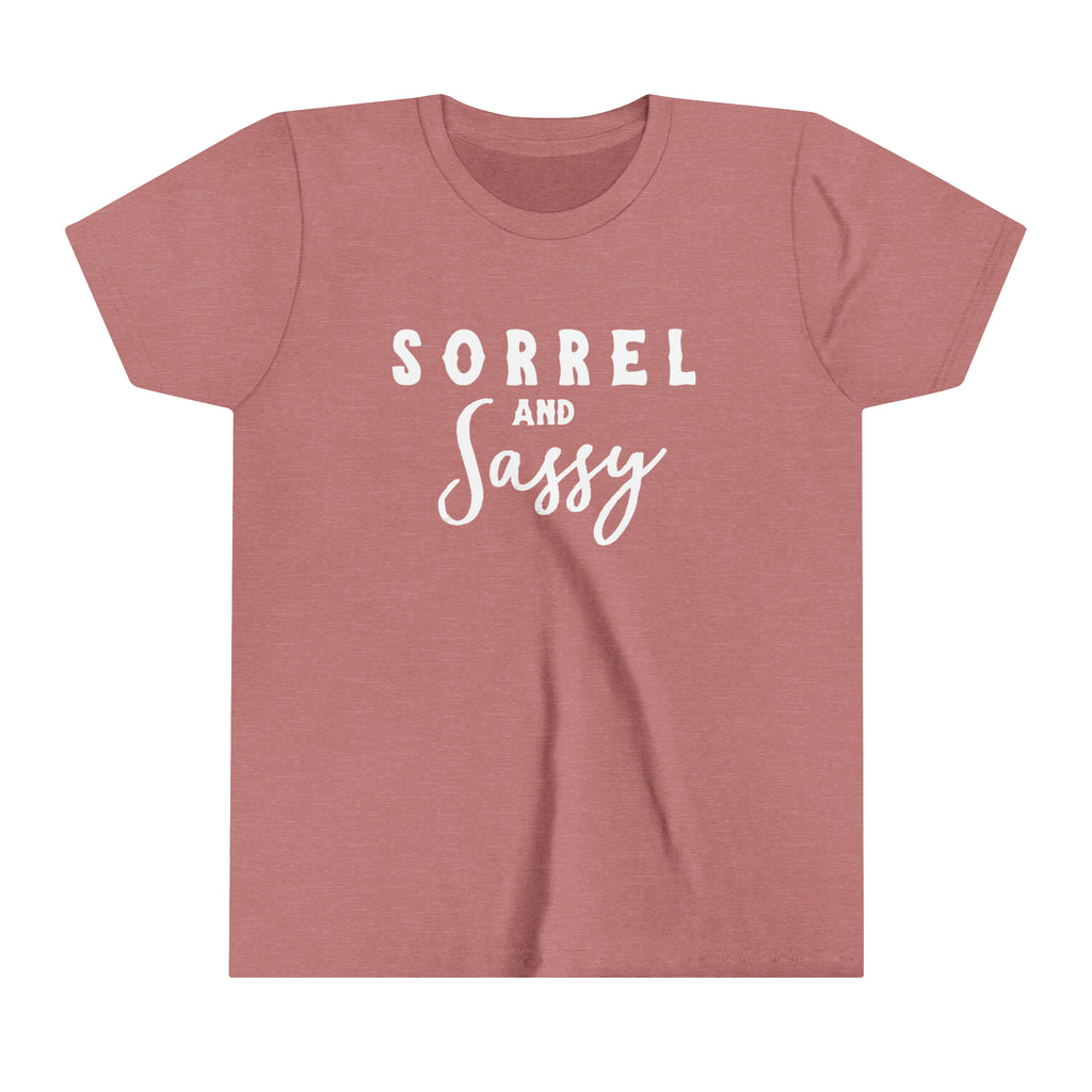 Sorrel & Sassy Youth Tee Mauve