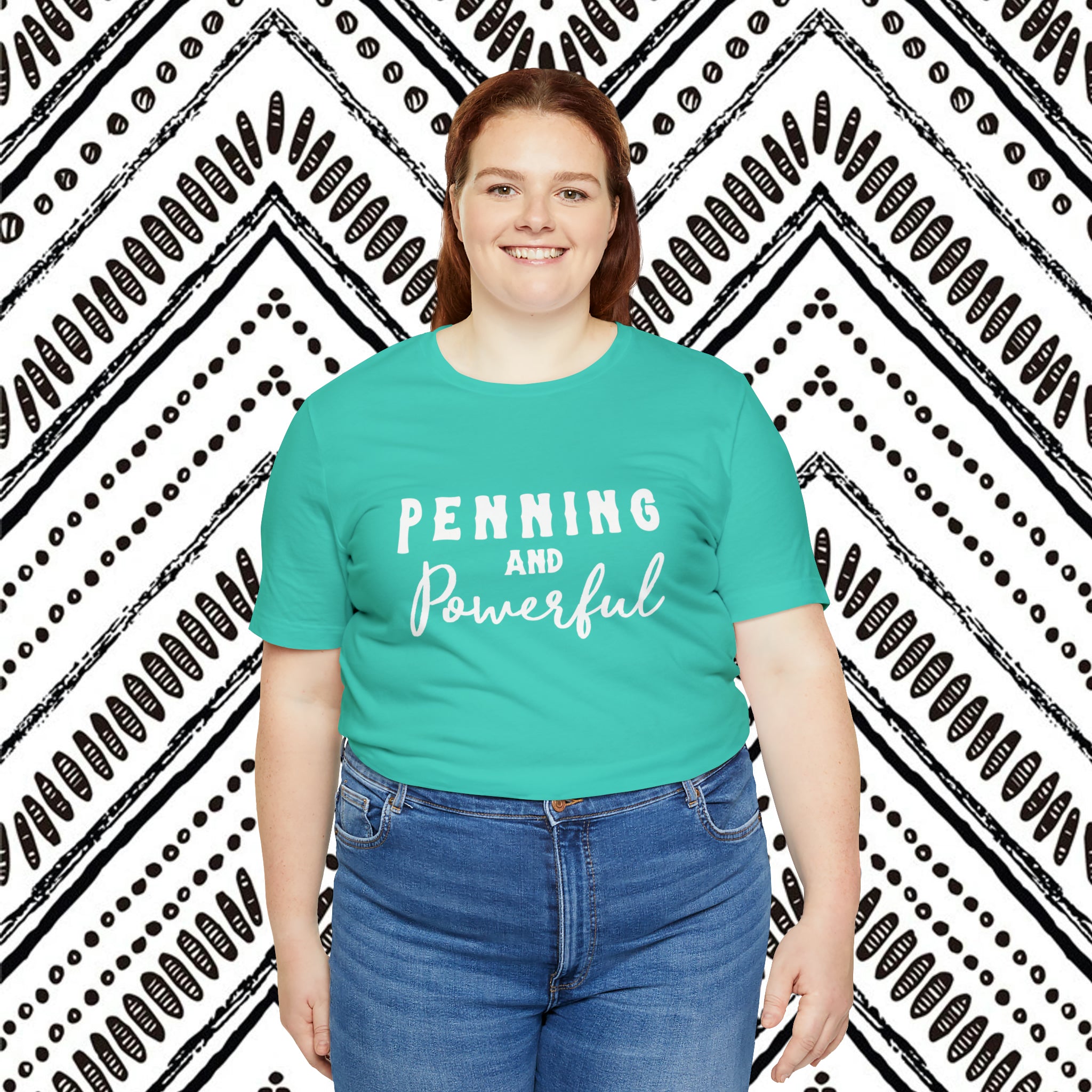 Penning & Powerful Short Sleeve Tee Horse Riding Discipline Tee Printify   