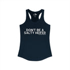 Don't Be A Salty Heifer Tank Top Tank Top The Cinchy Cowgirl - Print XS Solid Midnight Navy