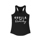 Grulla & Grouchy Racerback Tank Horse Color Shirts Printify XS Solid Black 