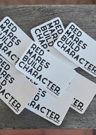 Red Mares Build Character Sticker Sticker The Cinchy Cowgirl