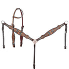 Arrow Ridge One Ear Headstall and Breastcollar Set headstall set Shiloh