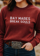 Bay Mares Break Souls Pullover Graphic Pullover The Cinchy Cowgirl