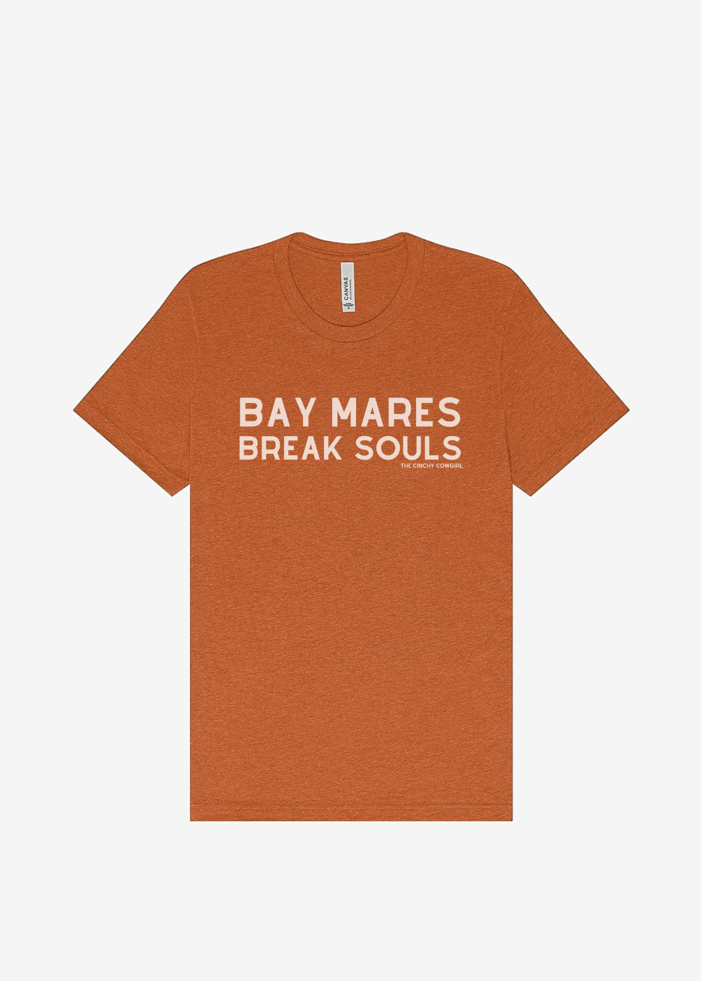 Bay Mares Break Souls Short Sleeve Graphic Tee Short Sleeve Graphic Tee The Cinchy Cowgirl Heather Autumn Small