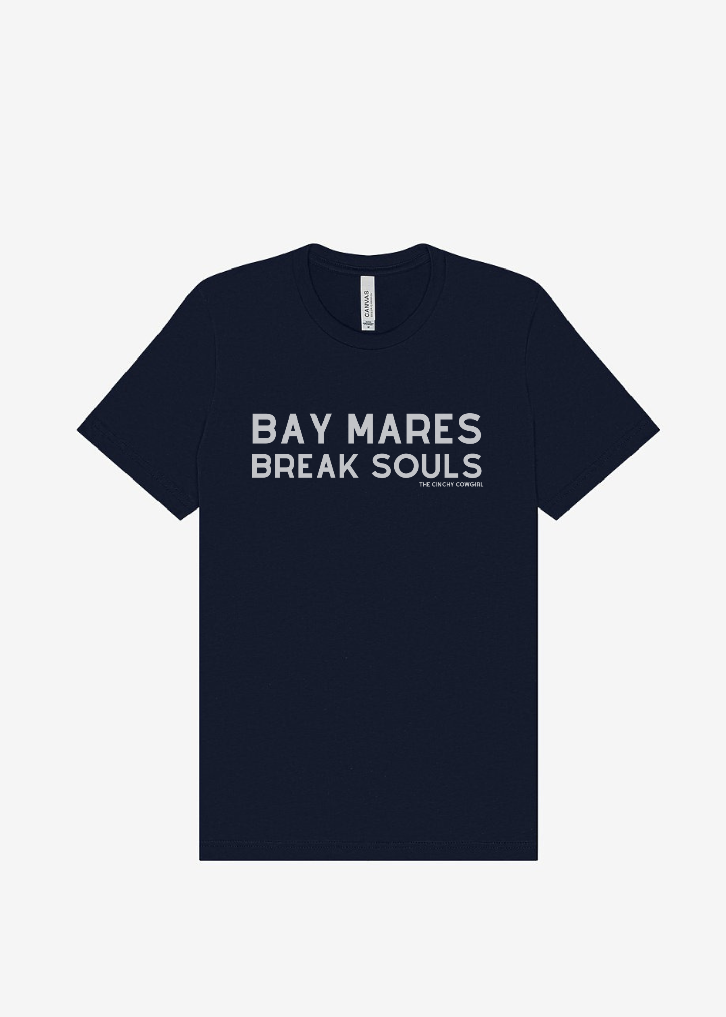 Bay Mares Break Souls Short Sleeve Graphic Tee Short Sleeve Graphic Tee The Cinchy Cowgirl Navy Small