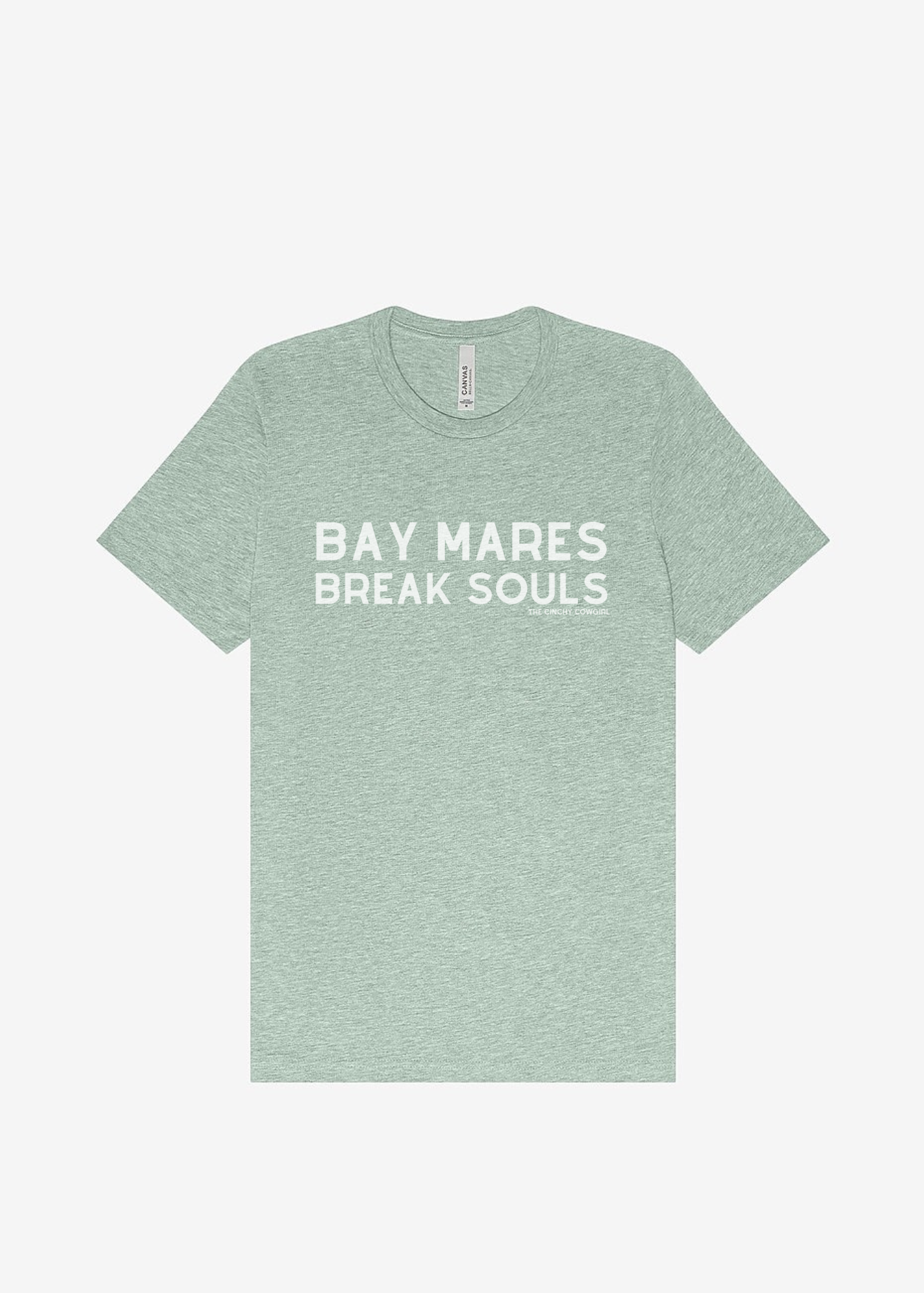 Bay Mares Break Souls Short Sleeve Graphic Tee Short Sleeve Graphic Tee The Cinchy Cowgirl Dusty Blue Small