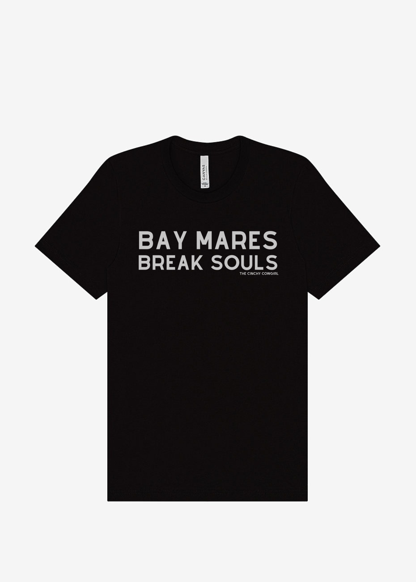 Bay Mares Break Souls Short Sleeve Graphic Tee Short Sleeve Graphic Tee The Cinchy Cowgirl Black Small