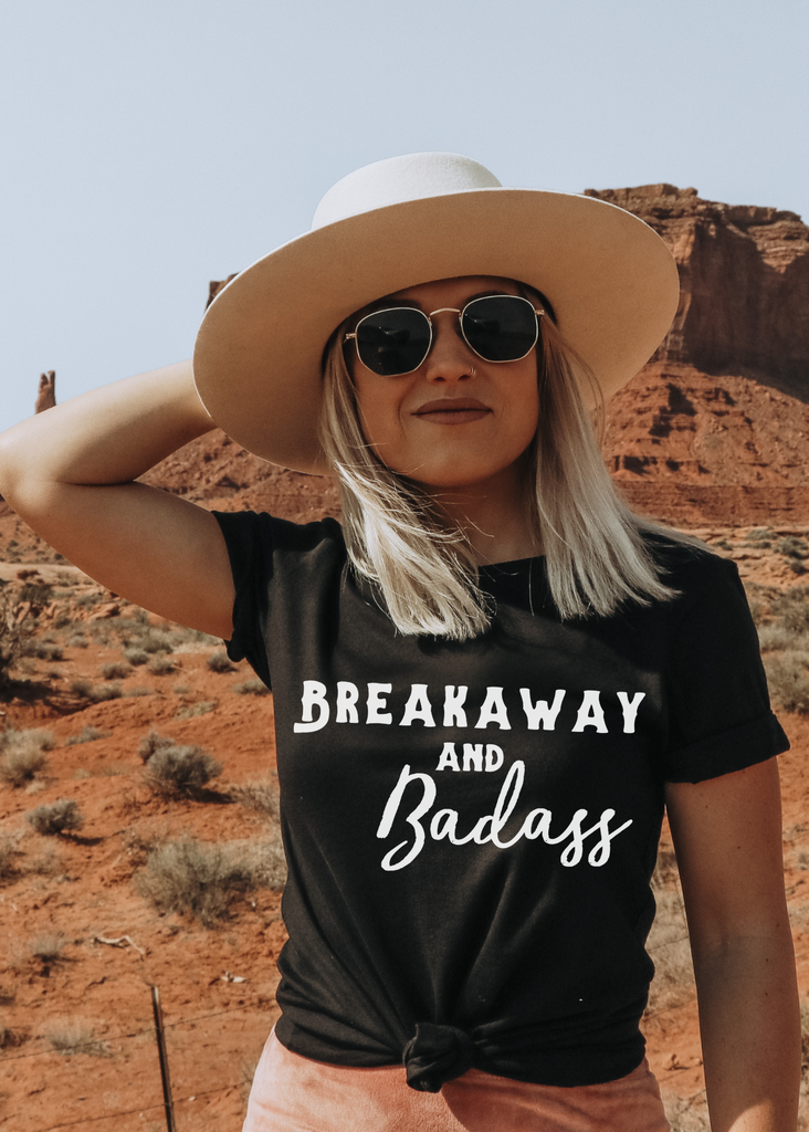 Breakaway & Badass Short Sleeve Tee Horse Riding Discipline Tee Printify Black XS 