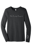 Breathe You Got This Long Sleeve Graphic Tee graphic tee long sleeve The Cinchy Cowgirl Small Dark Heather Gray