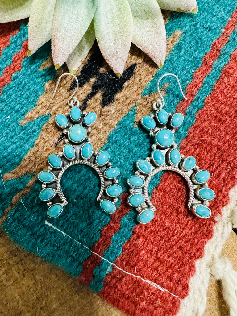 The Southwest Naja Style Dangle Earrings NT jewelry Nizhoni Traders LLC   