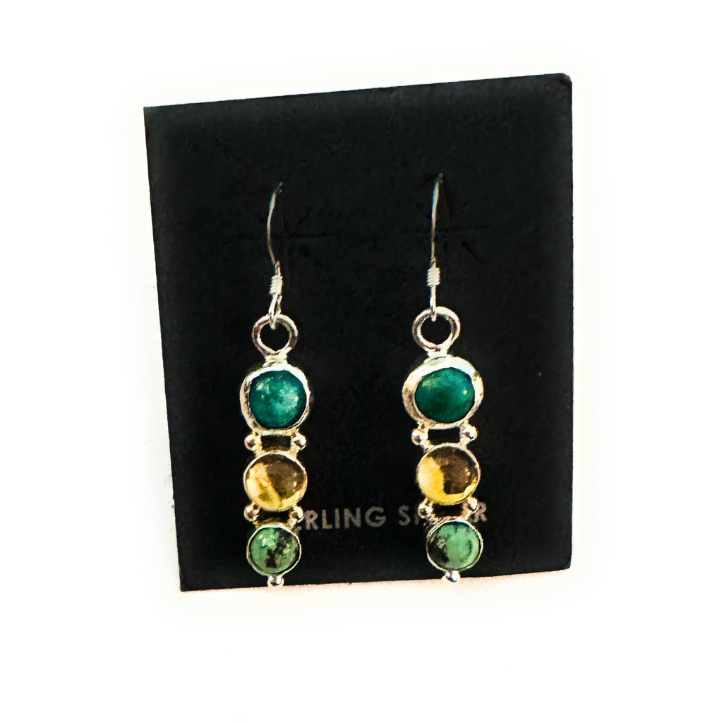 Carico Lake Post Earrings NT jewelry Nizhoni Traders LLC   