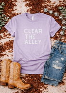 Clear The Alley Short Sleeve Tee Graphic Tee The Cinchy Cowgirl - Print