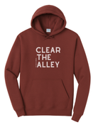 Clear The Alley Hoodie Graphic Hoodie The Cinchy Cowgirl Small Maroon