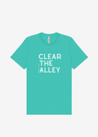 Clear The Alley Short Sleeve Graphic Tee Short Sleeve Graphic Tee The Cinchy Cowgirl Teal Small
