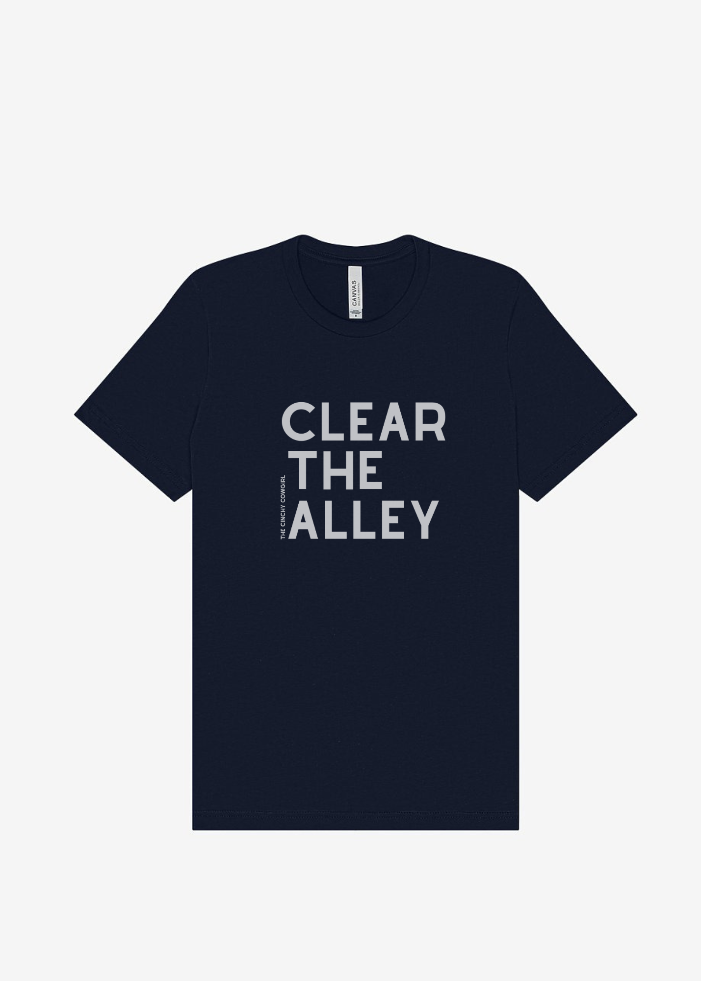 Clear The Alley Short Sleeve Graphic Tee Short Sleeve Graphic Tee The Cinchy Cowgirl Navy Small