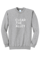 Clear The Alley Pullover Graphic Pullover The Cinchy Cowgirl Small Athletic Heather Grey