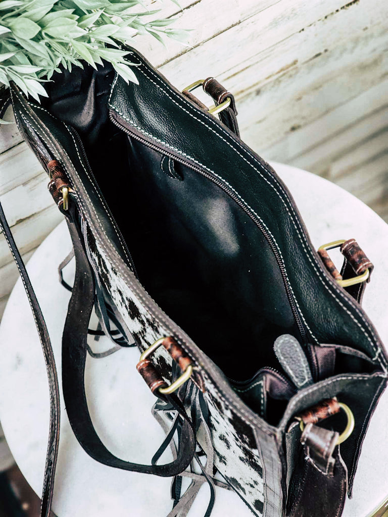 Concealed Carry Small Cowhide Tooled Leather Handbag Concealed Carry Handbag The Cinchy Cowgirl (VEN)   