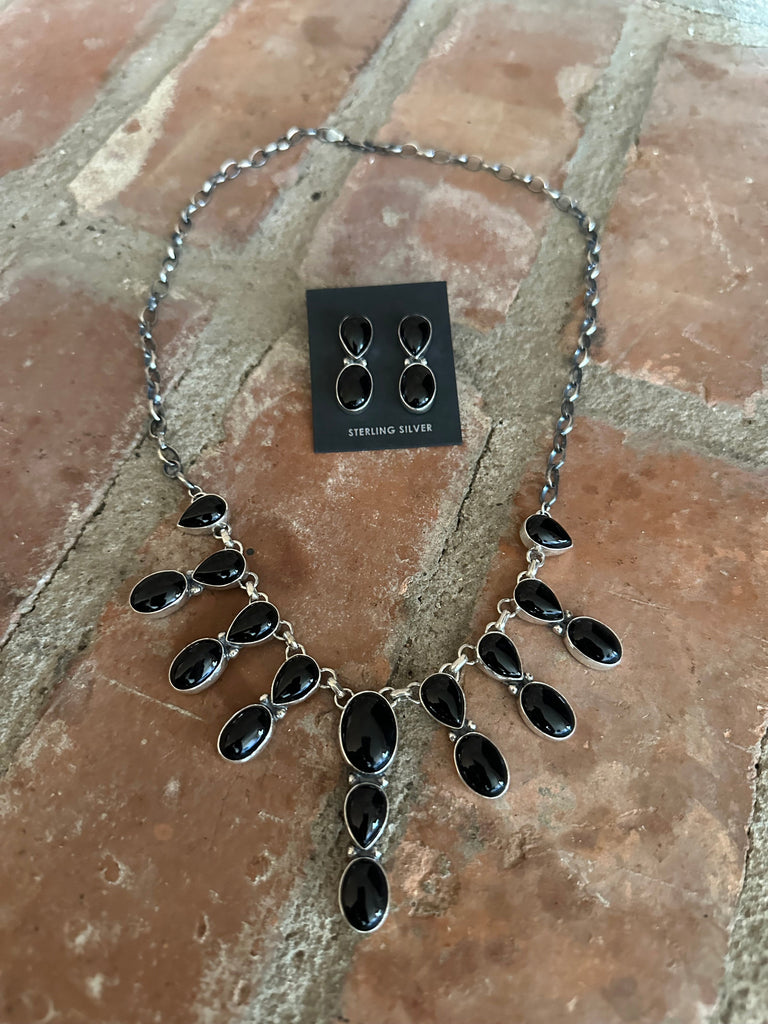The Chic Desert Necklace Set NT jewelry Nizhoni Traders LLC   