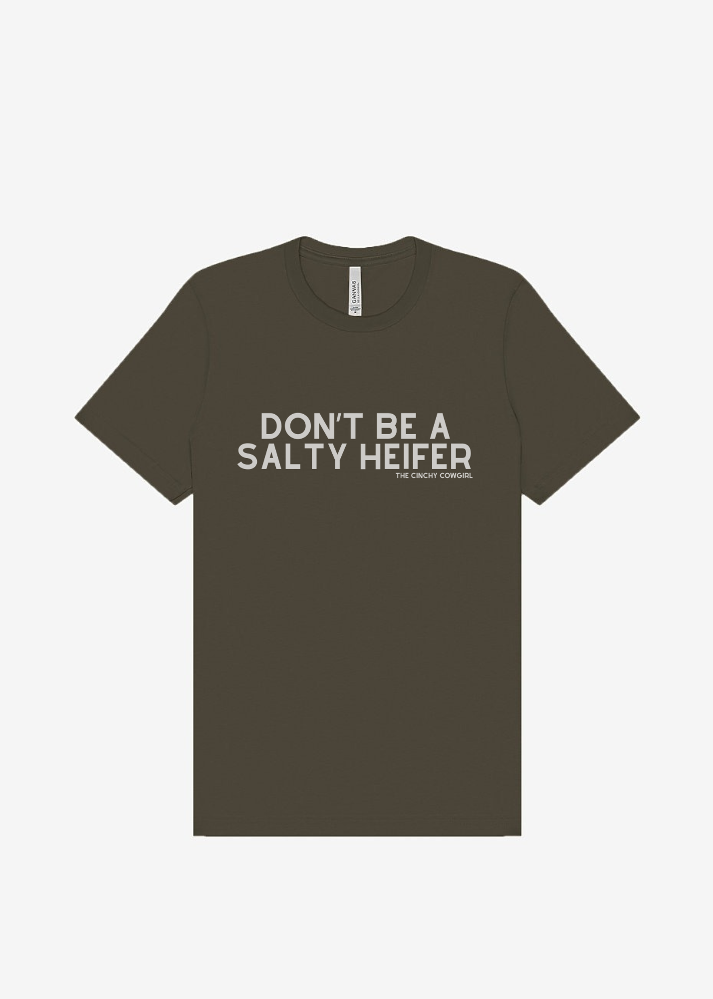 Don't Be A Salty Heifer Graphic Tee Short Sleeve Graphic Tee The Cinchy Cowgirl