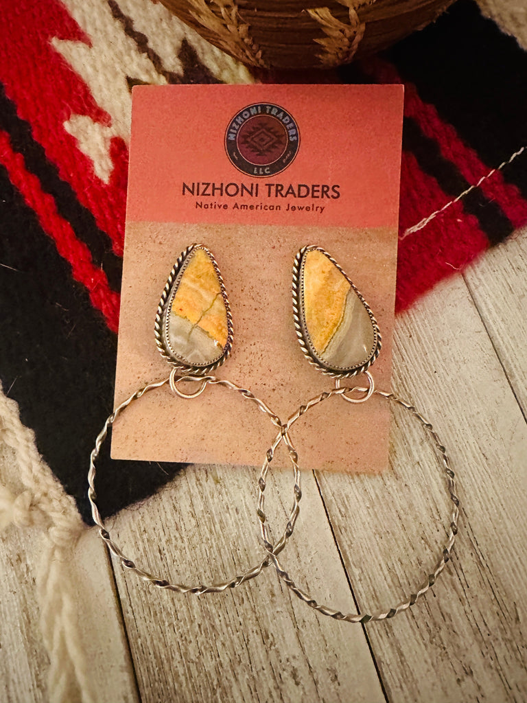 Bumble Bumble Hoop Earrings NT jewelry Nizhoni Traders LLC   