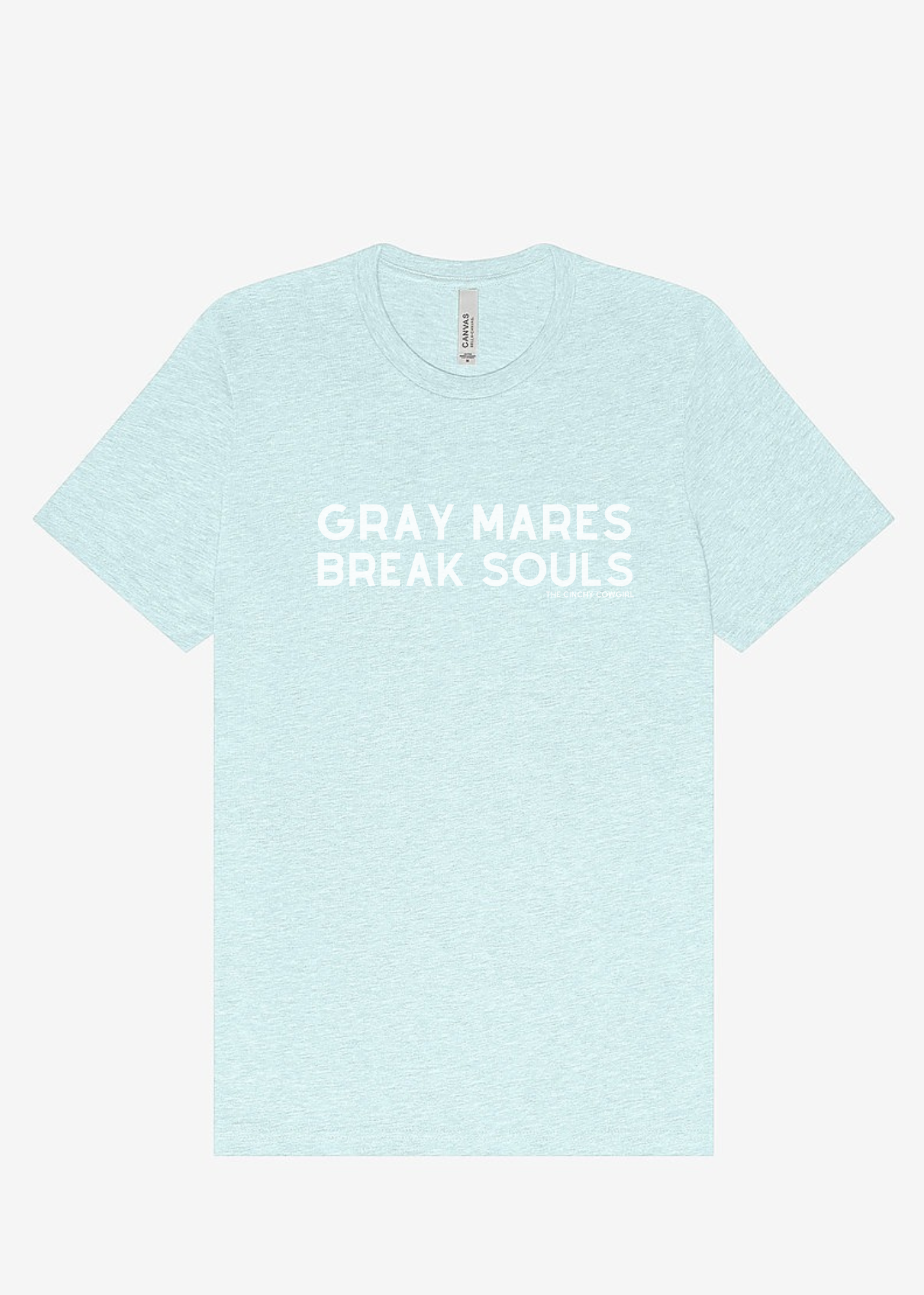 Gray Mares Break Souls Graphic Tee Short Sleeve Graphic Tee The Cinchy Cowgirl