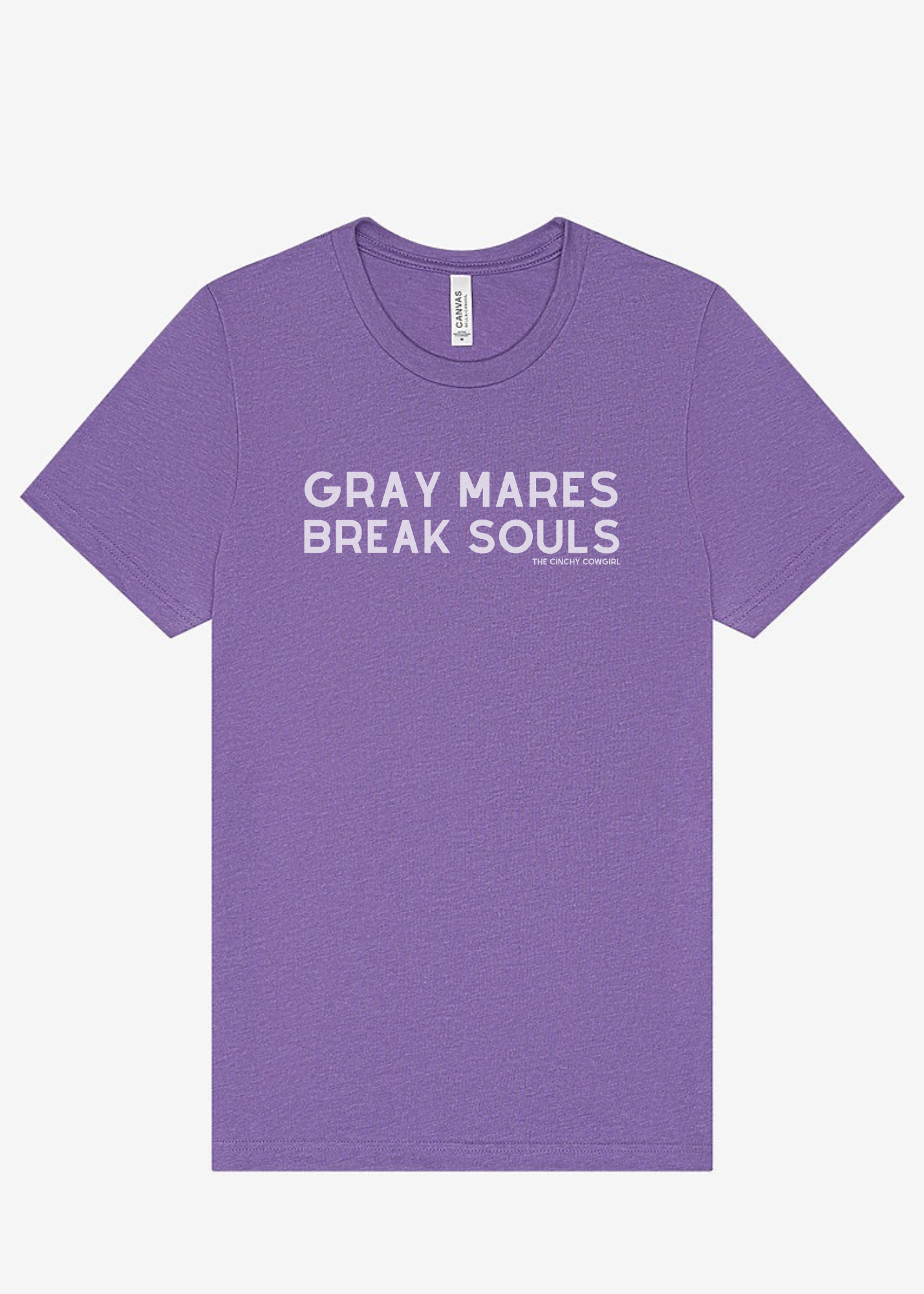 Gray Mares Break Souls Graphic Tee Short Sleeve Graphic Tee The Cinchy Cowgirl
