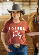 Sorrel & Salty Short Sleeve Tee Horse Color Shirt Printify   