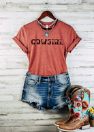 Cowgirl Short Sleeve Tee tcc graphic tee Printify Heather Clay XS 