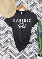 Barrels & Bold Short Sleeve Tee Horse Riding Discipline Tee Printify   