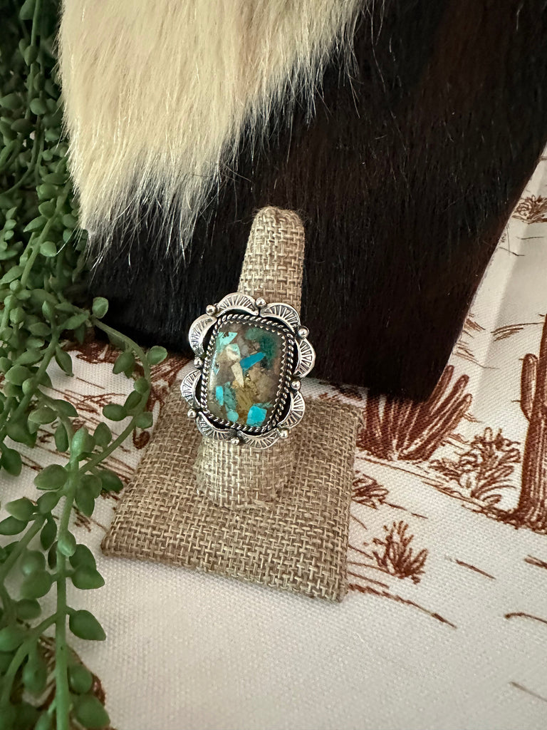 Royston Bolo Adjustable Ring NT jewelry Native American   