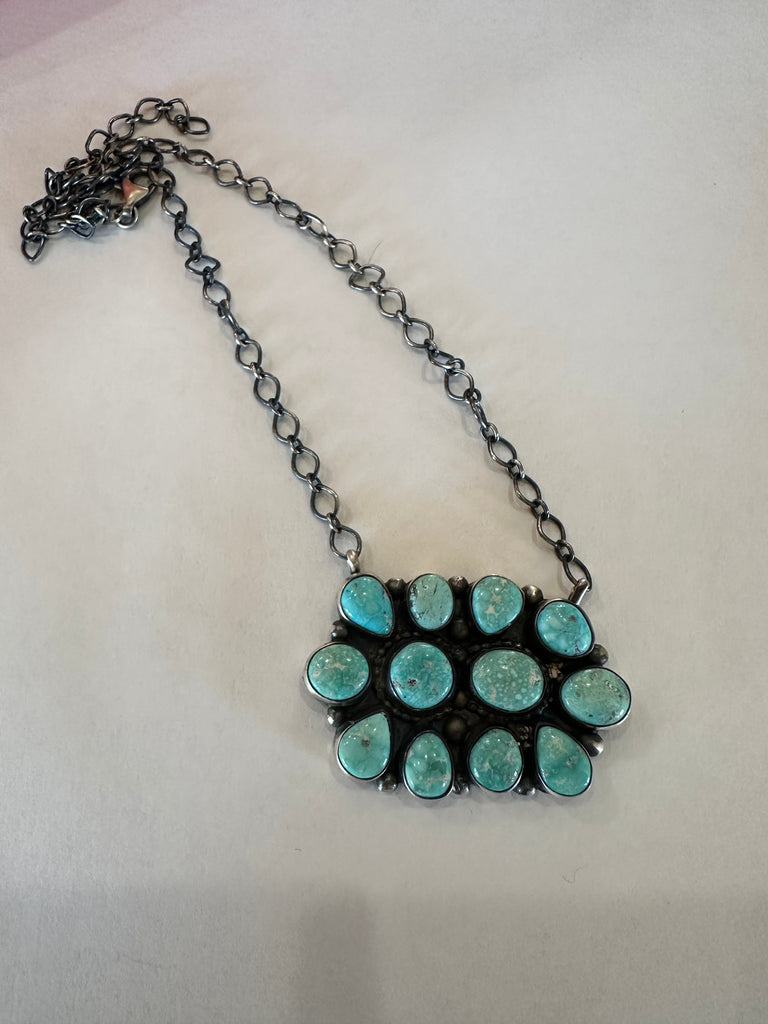 Sheila Cluster Necklace NT jewelry Nizhoni Traders LLC   