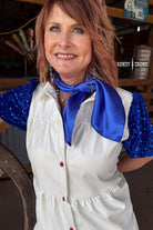 SMALL Wynonna Wild Rags Wild Rag Rowdy Crowd Clothing Royal Blue