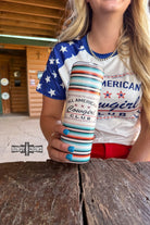 Americana Cowgirl Tumbler tumbler Rowdy Crowd Clothing