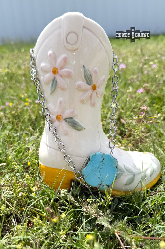 Tulsa Turquoise Necklace Necklace Rowdy Crowd Clothing