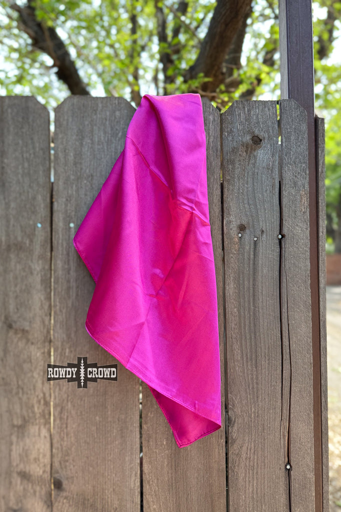 SMALL Wynonna Wild Rags Wild Rag Rowdy Crowd Clothing Hot Pink