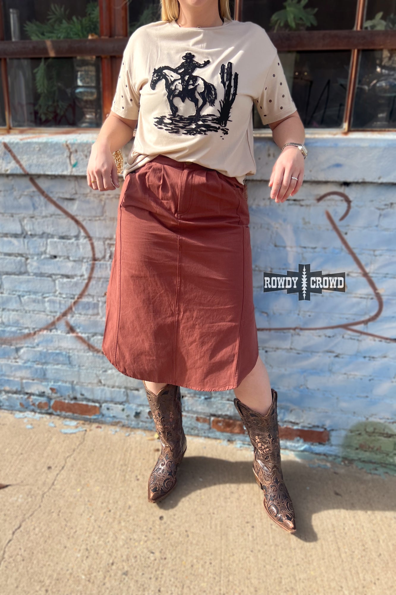 Sweetwater Sack Skirt skirt Rowdy Crowd Clothing