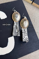 Concho Rodeo Earrings Earrings Rowdy Crowd Clothing CREAM