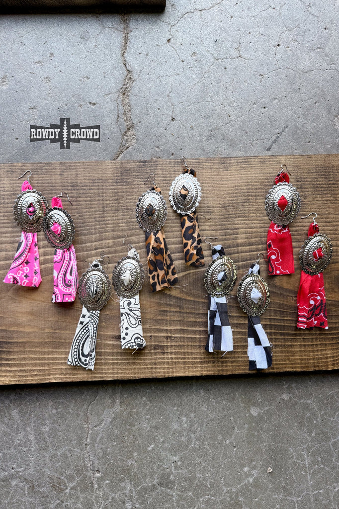 Concho Rodeo Earrings Earrings Rowdy Crowd Clothing