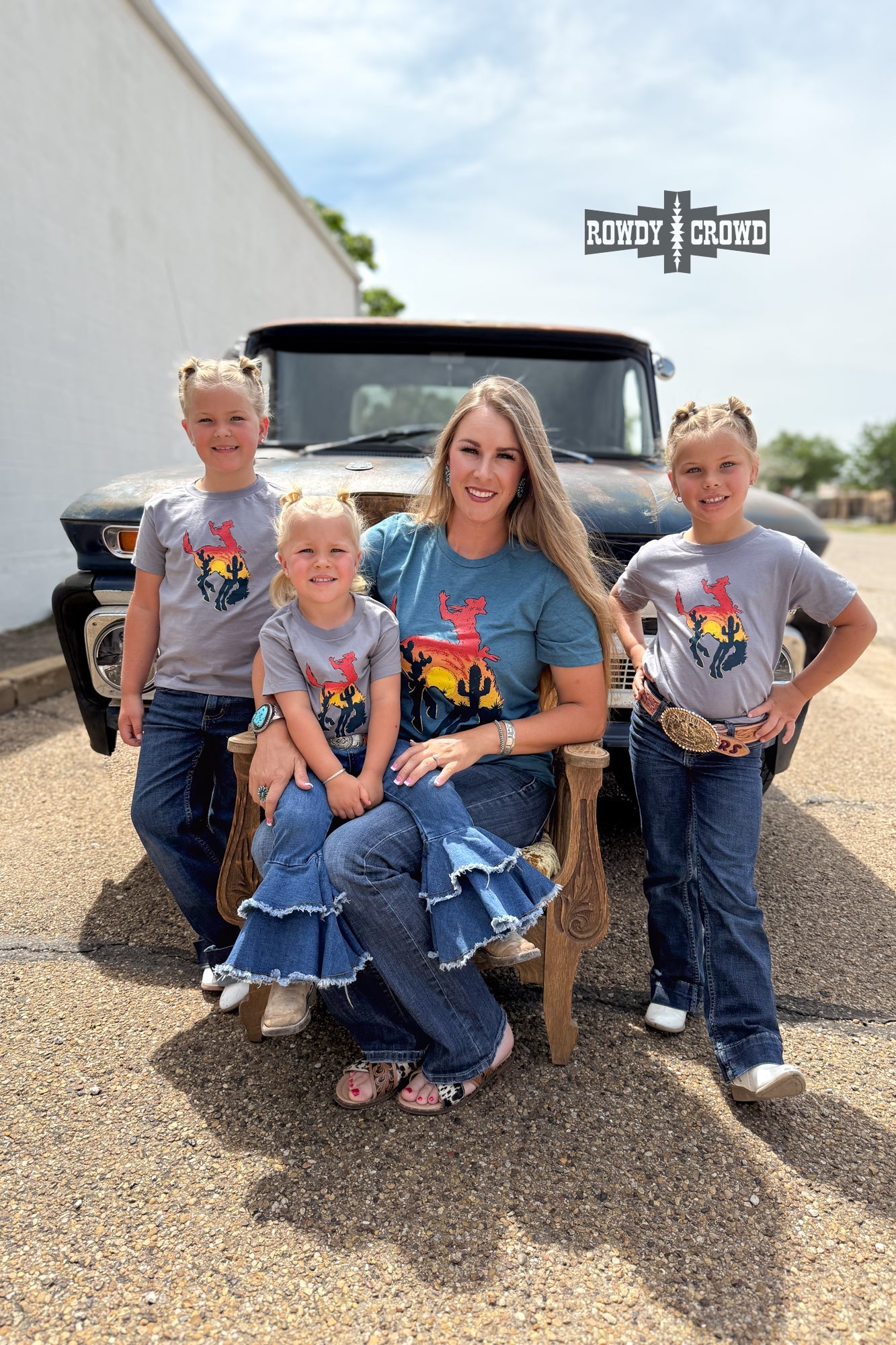 KIDS Bowie Bronc Tee Graphic Tee Rowdy Crowd Clothing