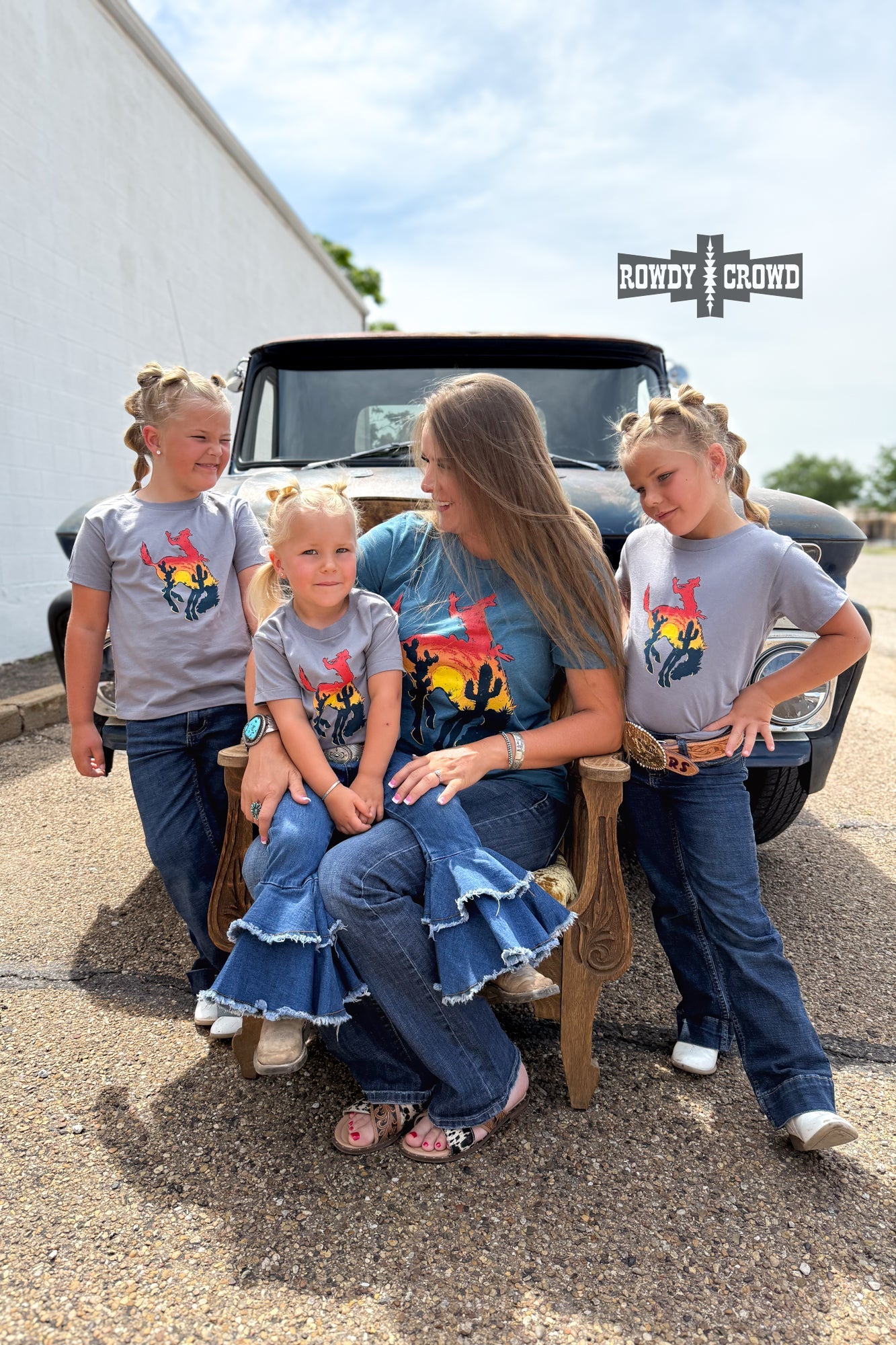 KIDS Bowie Bronc Tee Graphic Tee Rowdy Crowd Clothing