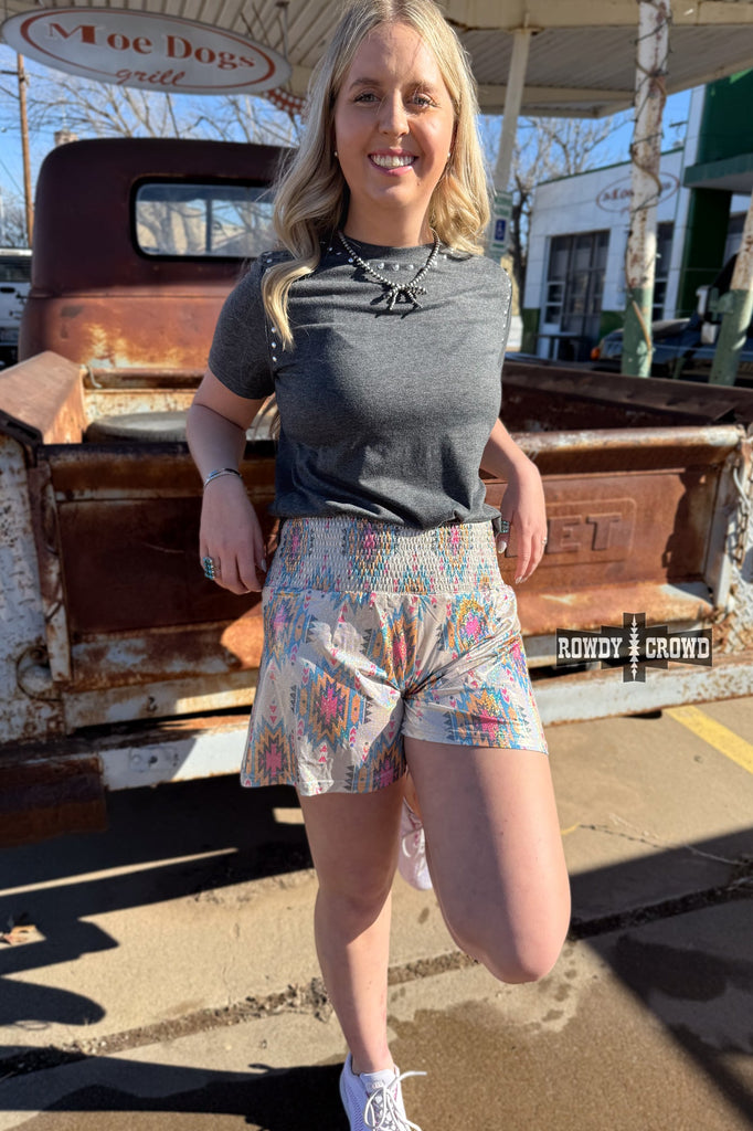 Salida Aztec Shorts Shorts Rowdy Crowd Clothing