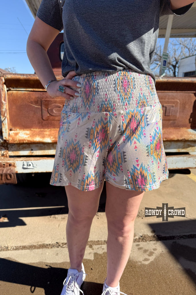 Salida Aztec Shorts Shorts Rowdy Crowd Clothing