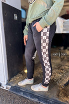 Checkered Craze Joggers joggers Rowdy Crowd Clothing