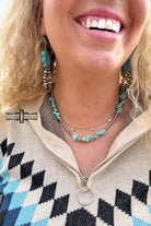 Rockin' With Turquoise Necklace Necklace Rowdy Crowd Clothing