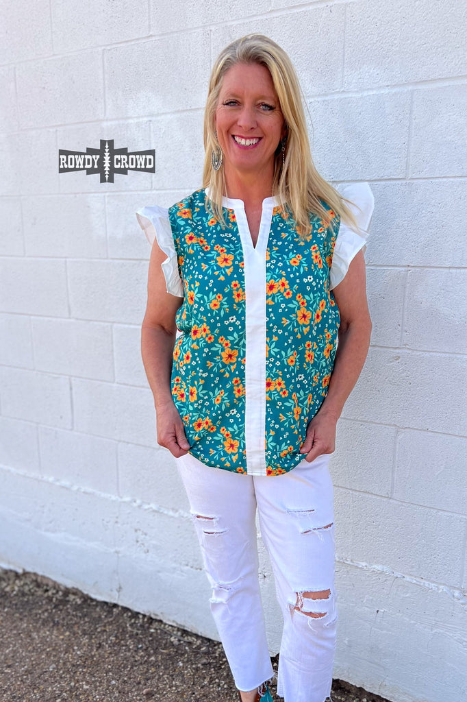Full Bloom Blouse blouse Rowdy Crowd Clothing